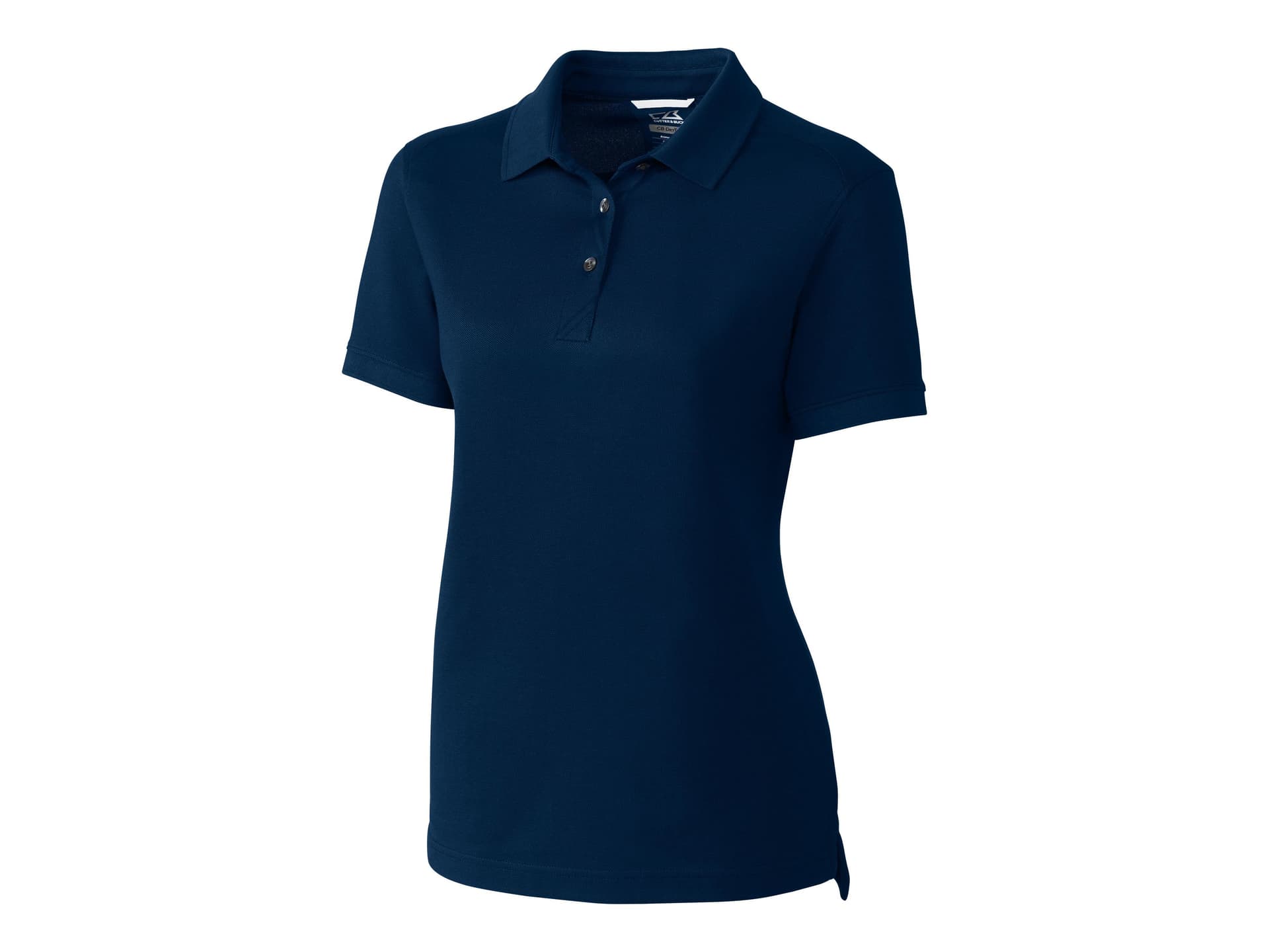 Womens Advantage Tri-Blend Pique Polo-White-LG