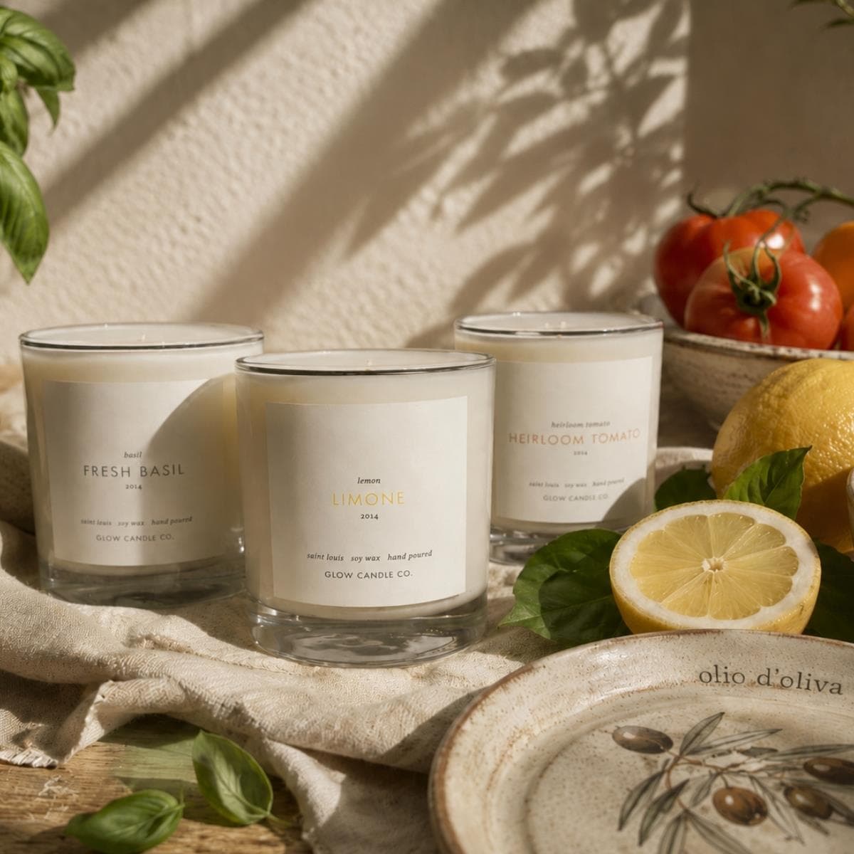 Glow 14oz Mercato Set Soy Candles 3-Pack