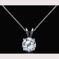 Silver "Dream Necklace" with cubic zirconia - 2.00 total carat weight