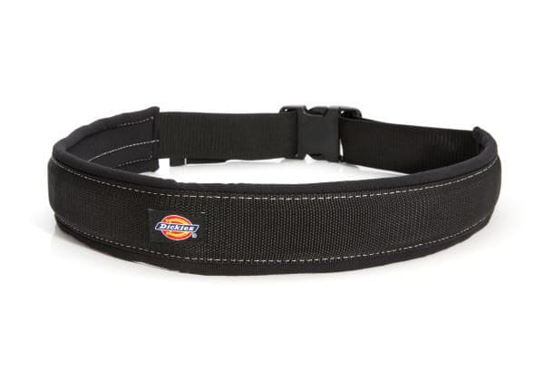 Dickie's 2.5" Padded Work Belt with Quick Release Buckle: Black