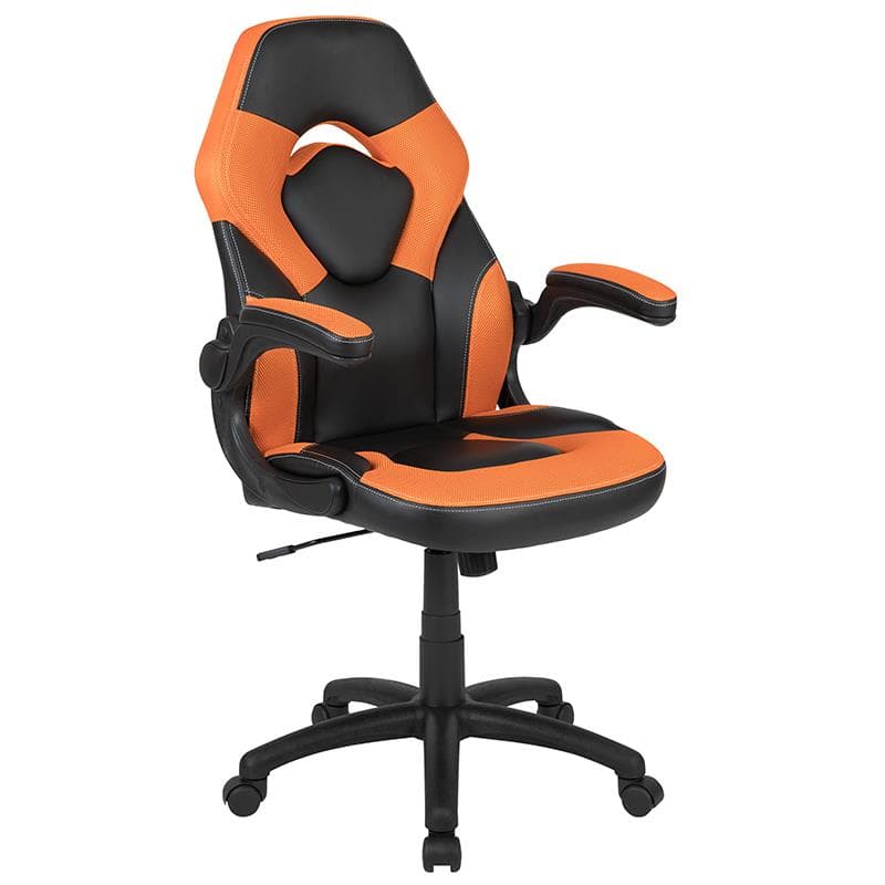 Orange/Black X10 Series Ergonomic Racing Style Gaming Chair