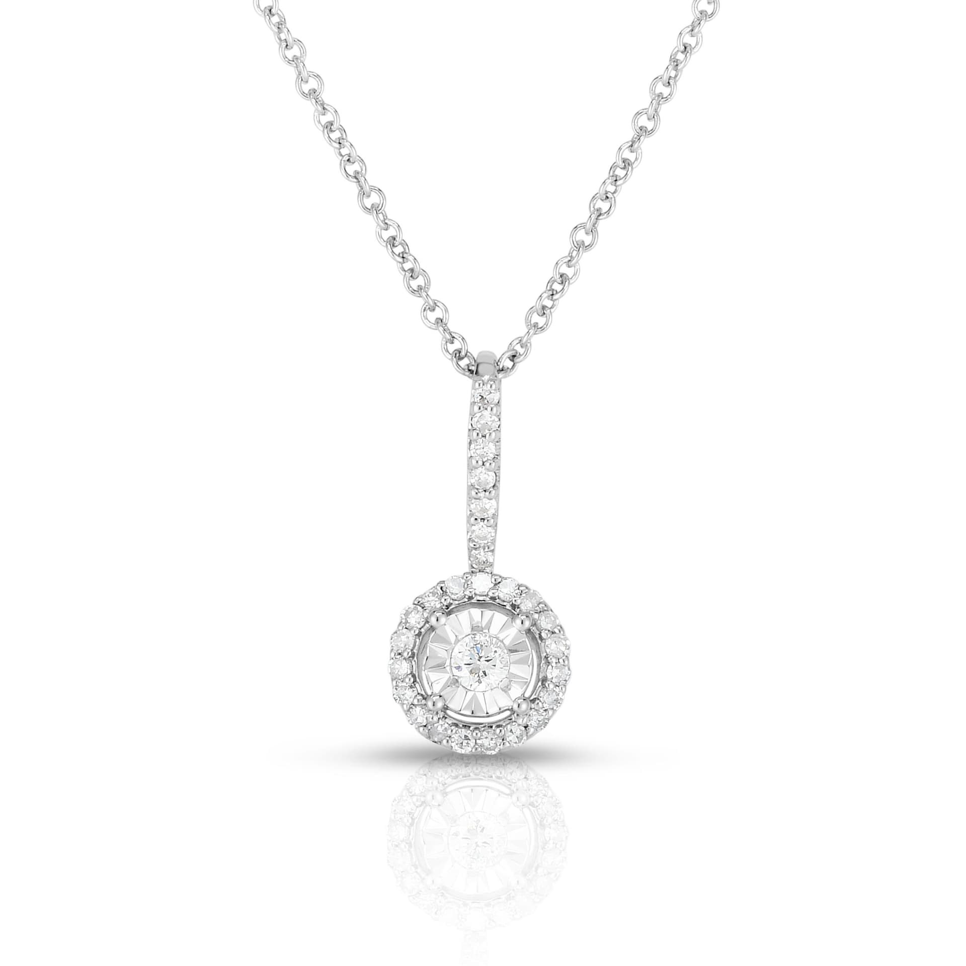 Diamond Cluster Necklace