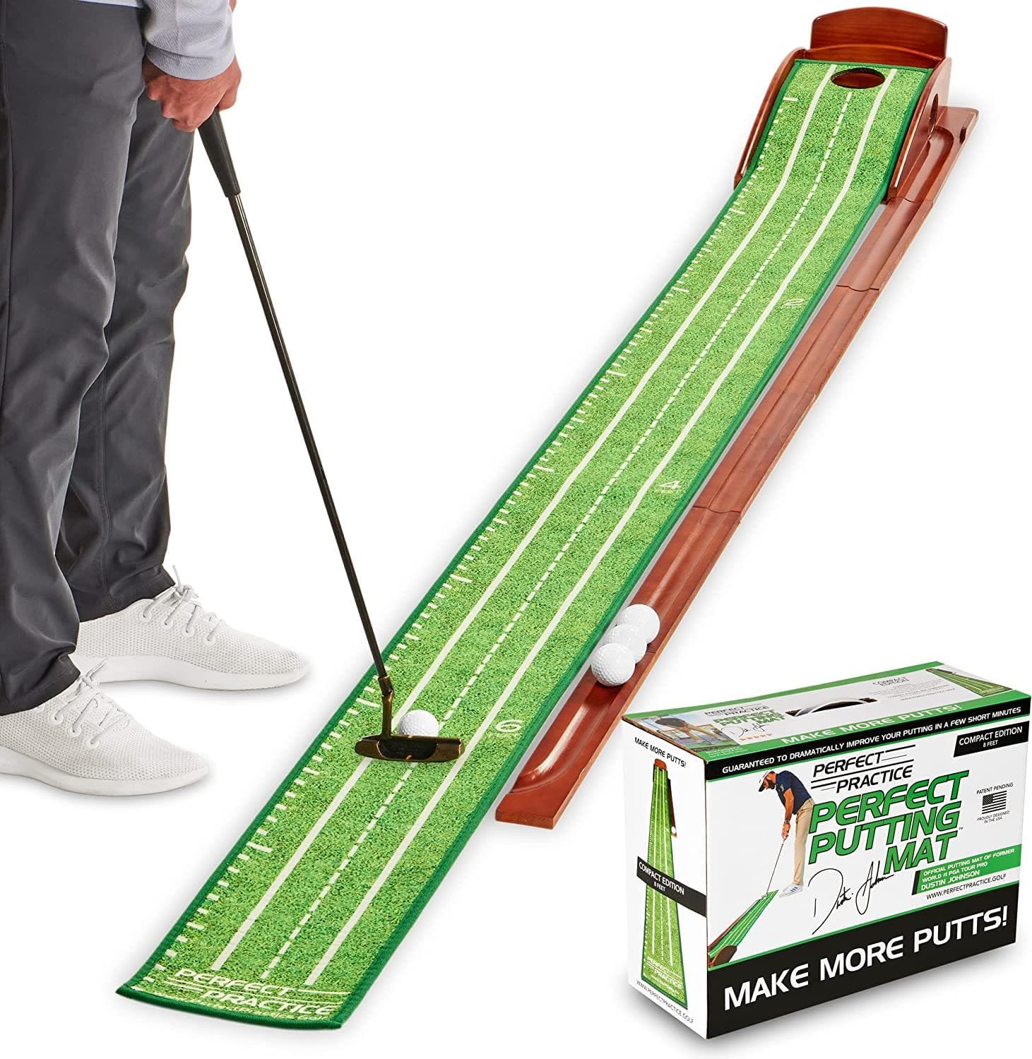 Perfect Practice Putting Mat Compact Edition - 8" FT