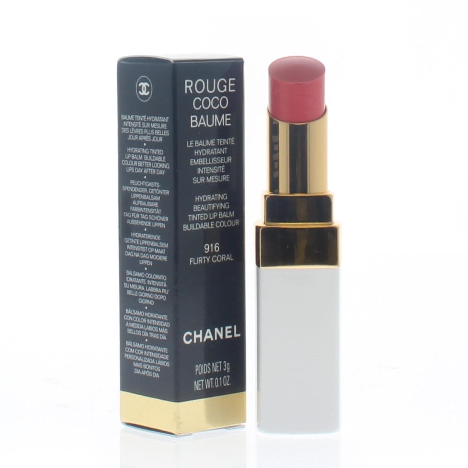 Rouge Coco Baume Tinted Lip Balm Size 0.1oz