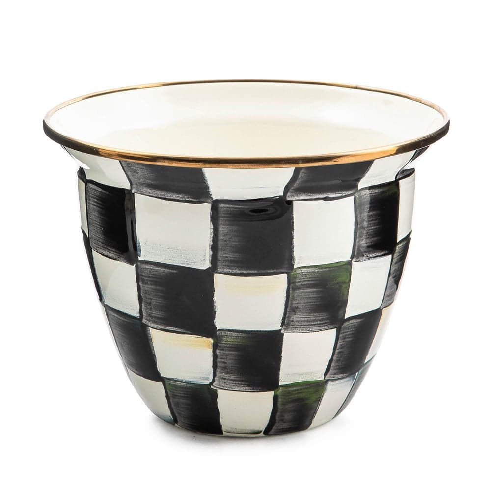 Check Large Flower Pot