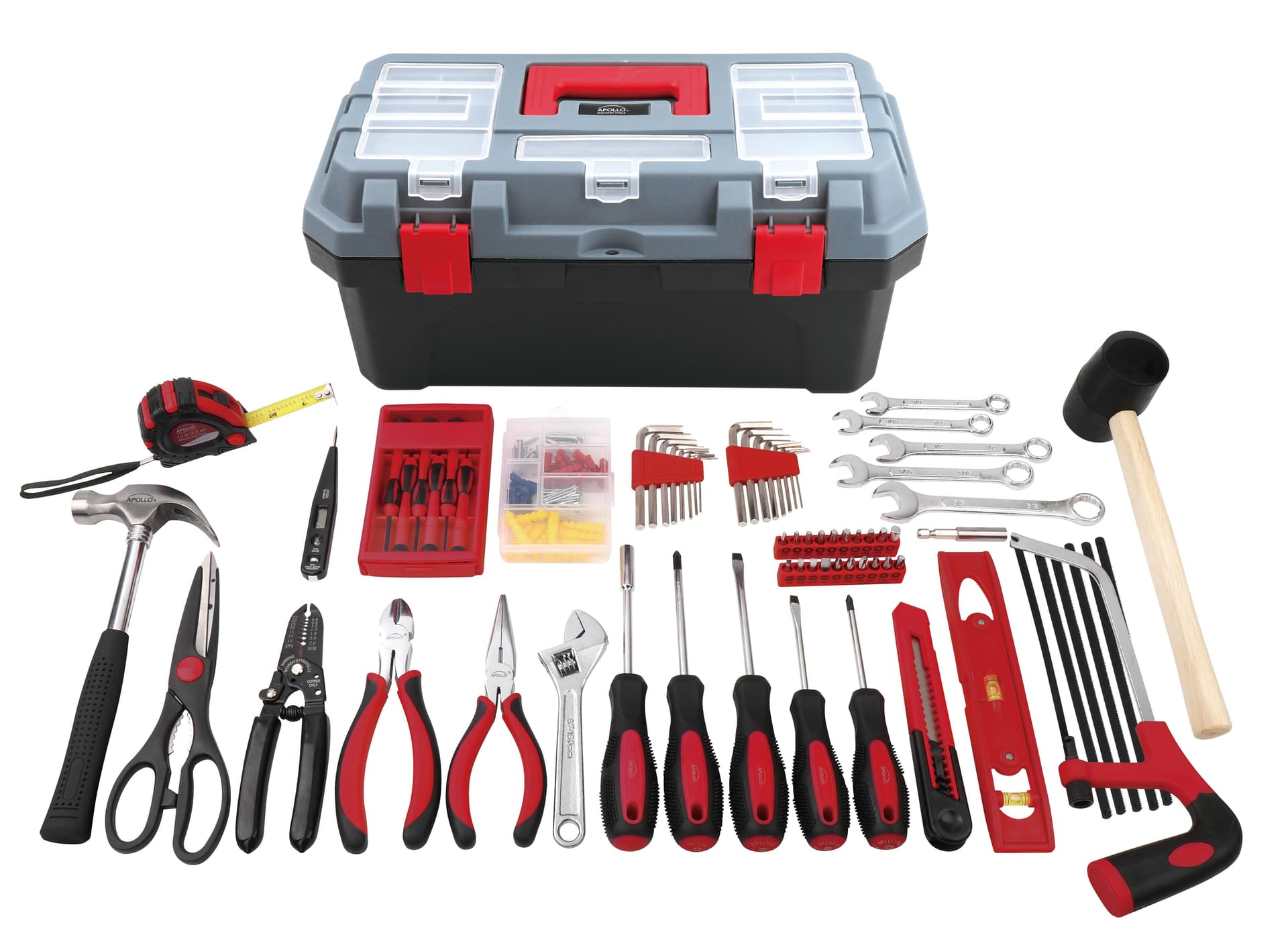 170 Piece Household Tool Kit with Tool Box