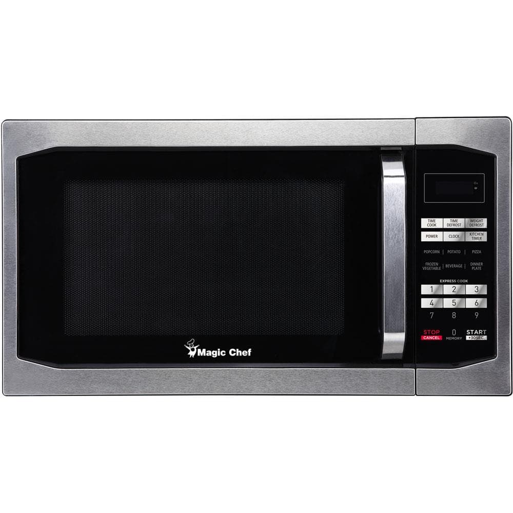 1.6-Cu. Ft. 1100W Countertop Microwave Oven with Stylish Door Handle