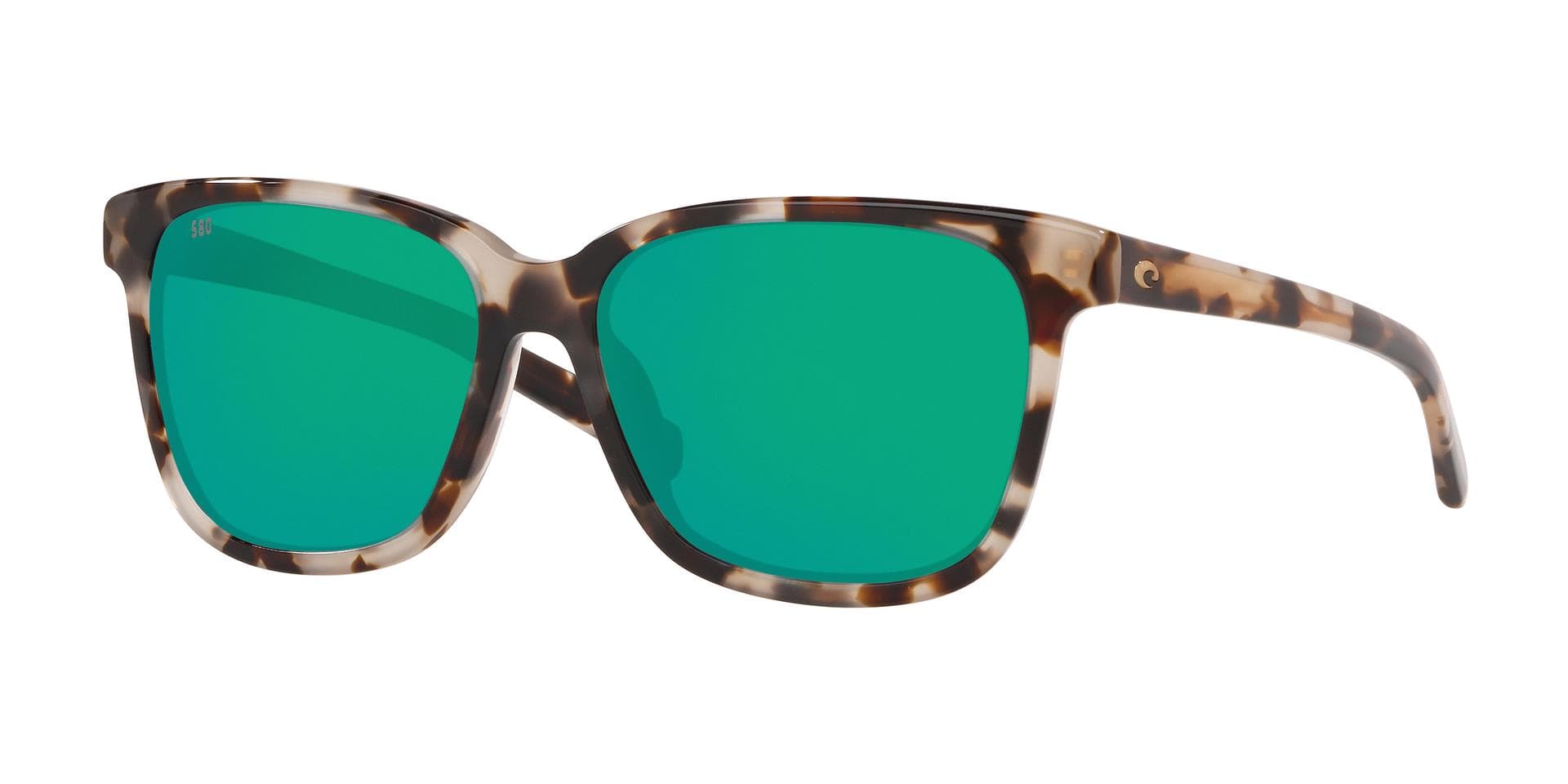 May Shiny Tiger Cowrie with Green Mirror Polarized