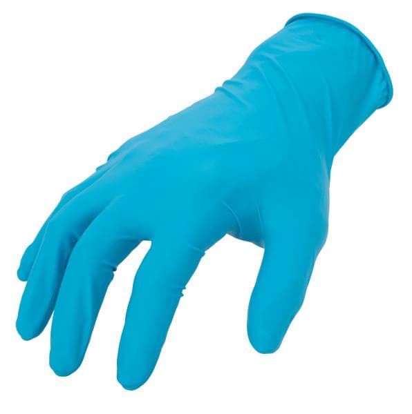 212 Performance Latex Free Blue Disposable 8mil Nitrile Gloves, LG (100 Count)