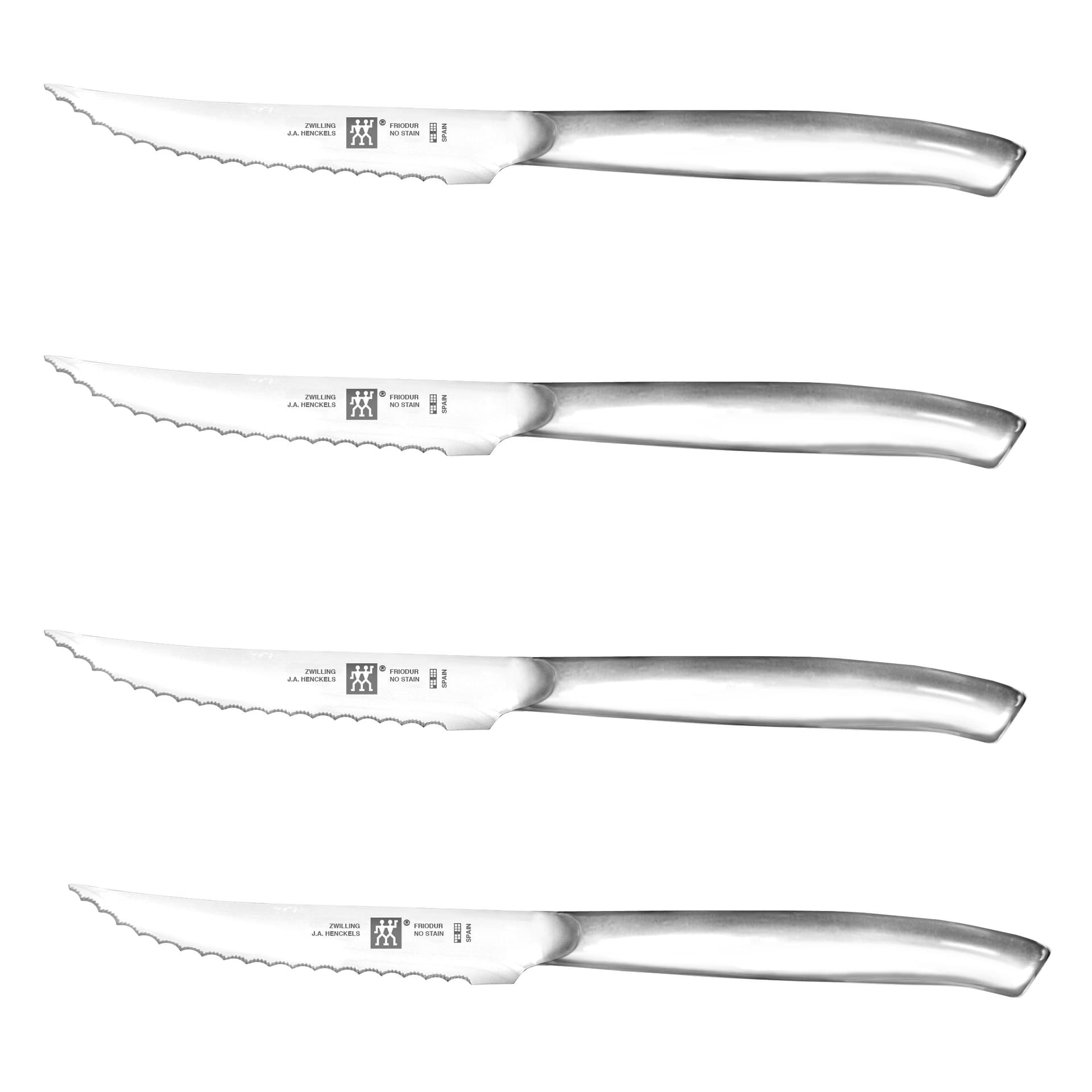 Zwilling 4-Piece Serrated Mignon Steak Knife Set