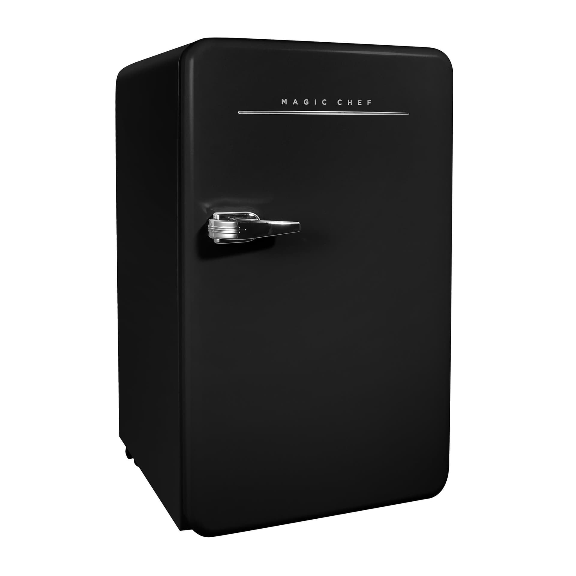 3.2 cu. ft. Retro Mini Refrigerator in Black without Freezer