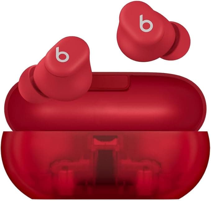 Beats by Dr. Dre Solo Buds-Transparent Red