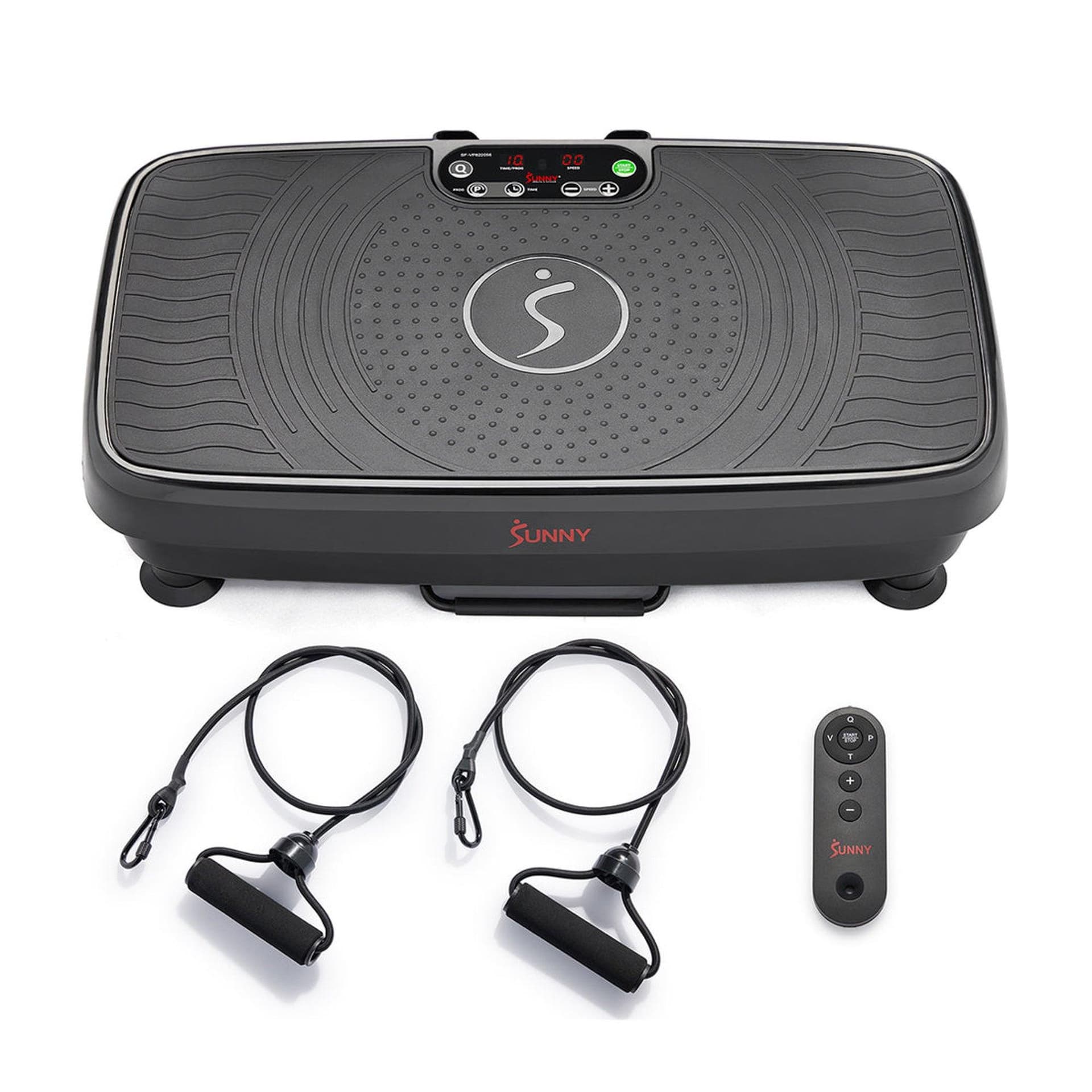 Fitboard 2D Vibration Platform Exercise Machine w/ Resistance Band