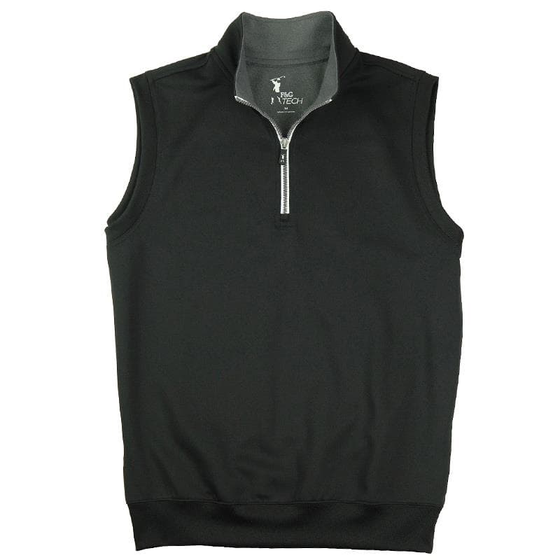 Mens Caves 1/4 Zip Vest-Marine-MD