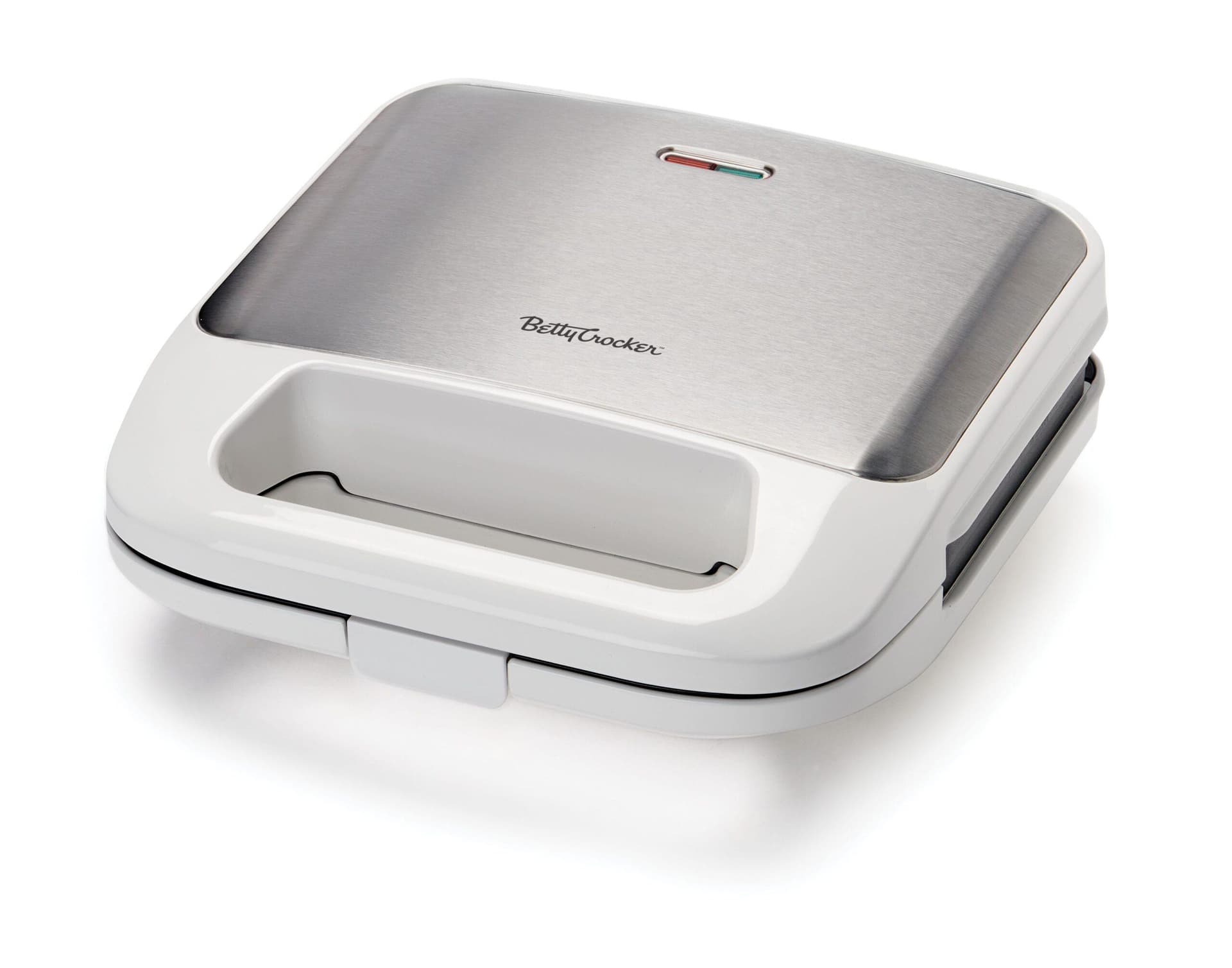 Betty Crocker 3-IN-1 Sandwich, Panini Grill & Waffle Maker Plus - White