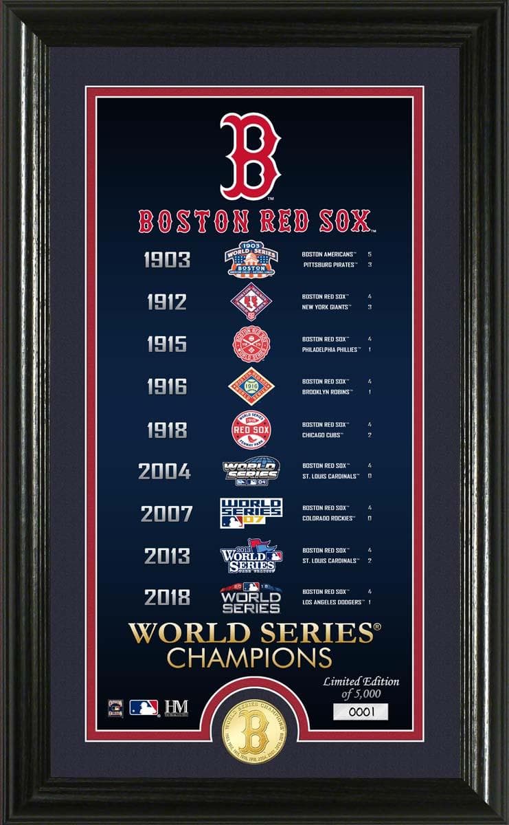 Boston Red Sox "Legacy" Supreme Photo Mint