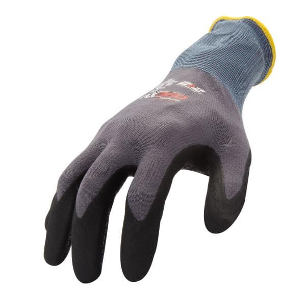 212 Performance AX360 Dotted Grip Nitrile-dipped Work Gloves, MD (12 pairs included)