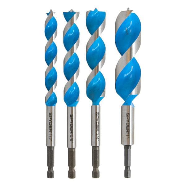 Spyder 4-Piece Woodboring Power Bit Set