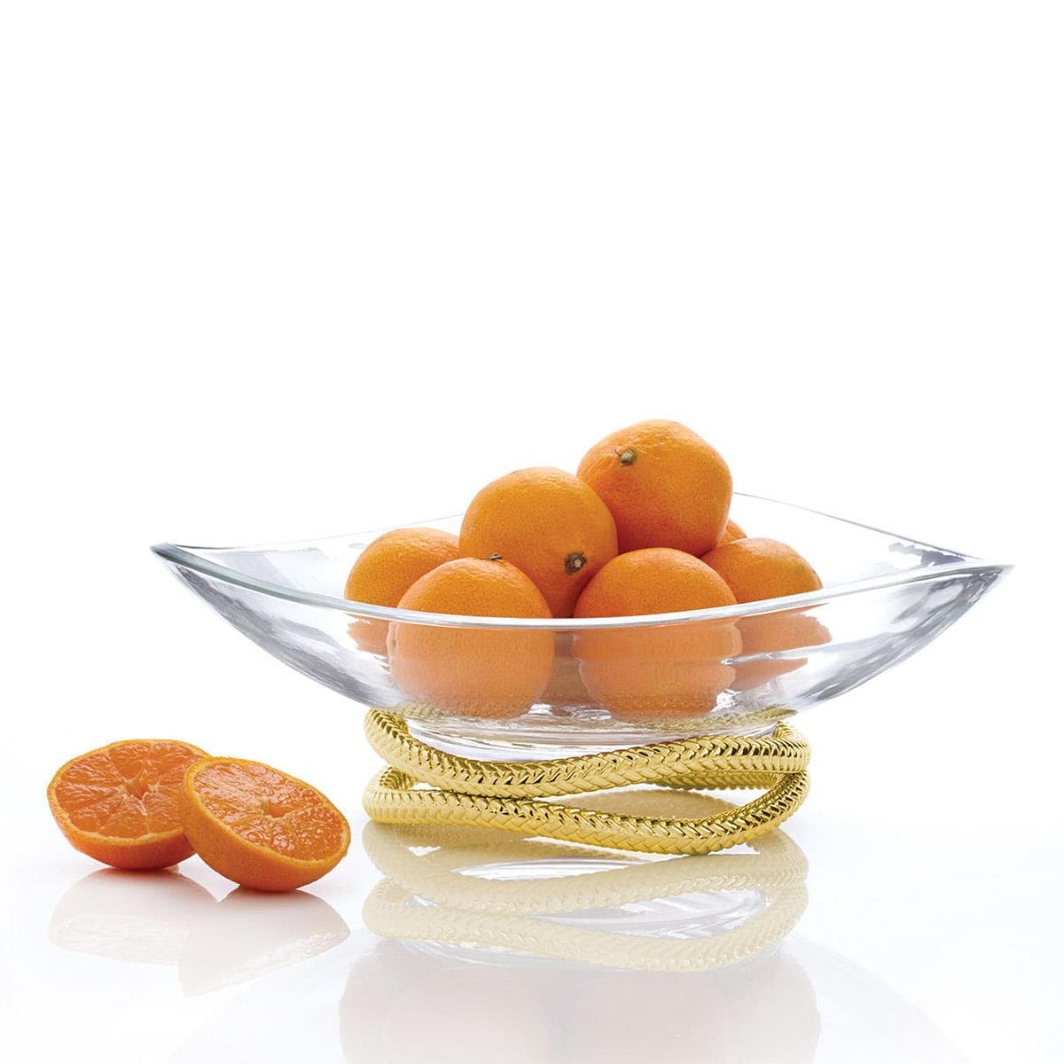 Braid Gold Centerpiece Bowl