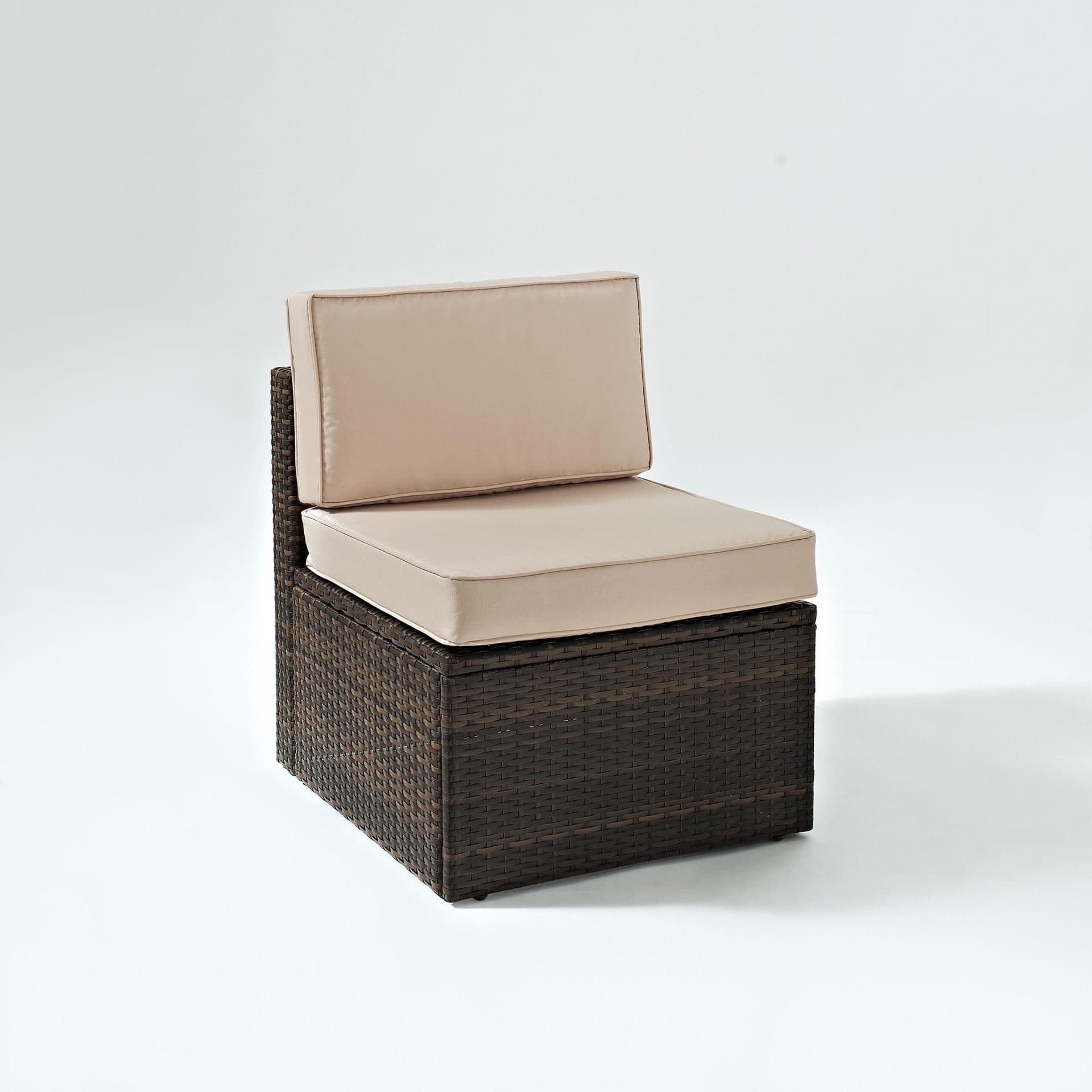 Palm Harbor Wicker Armless Outdoor Sectional Chair