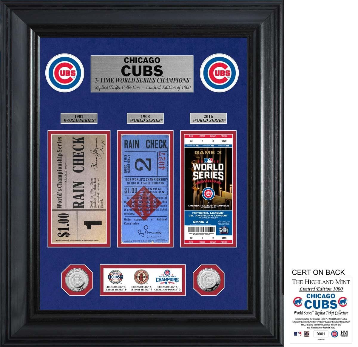Chicago Cubs WS Deluxe Ticket Collection