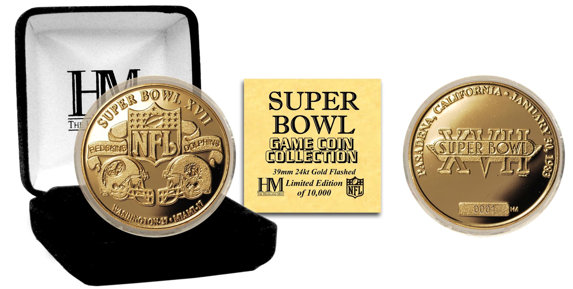 Super Bowl XVII Flip coin
