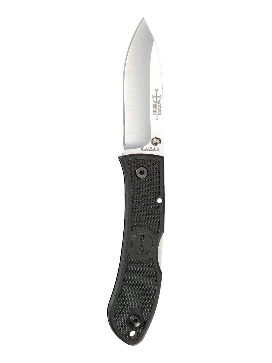 Dozier Folding Hunter Knife Black