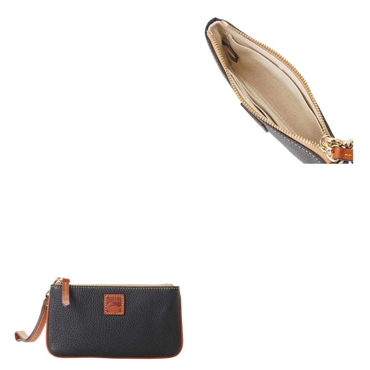 Pebble Grain Medium Wristlet