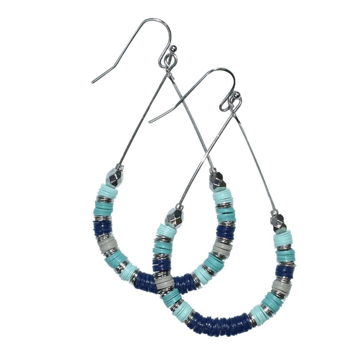 Cadence 2 Inch Drop Loop Earrings