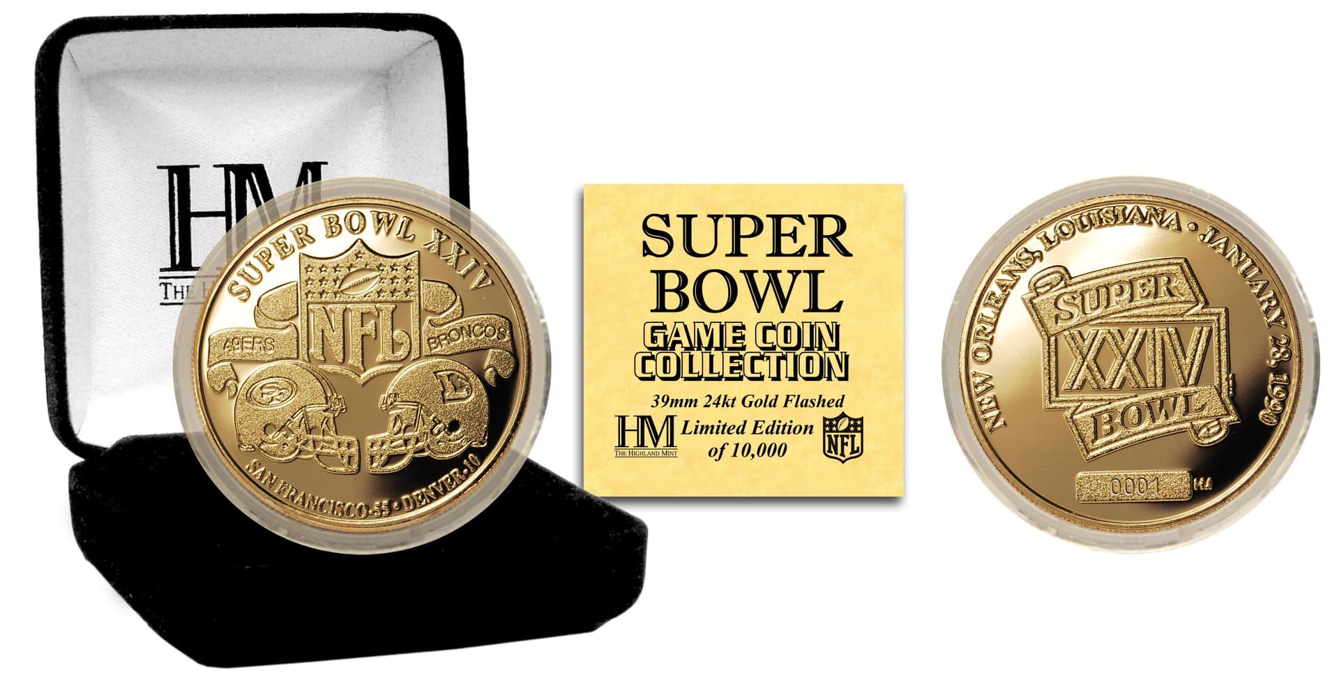 Super Bowl XXIV Flip coin