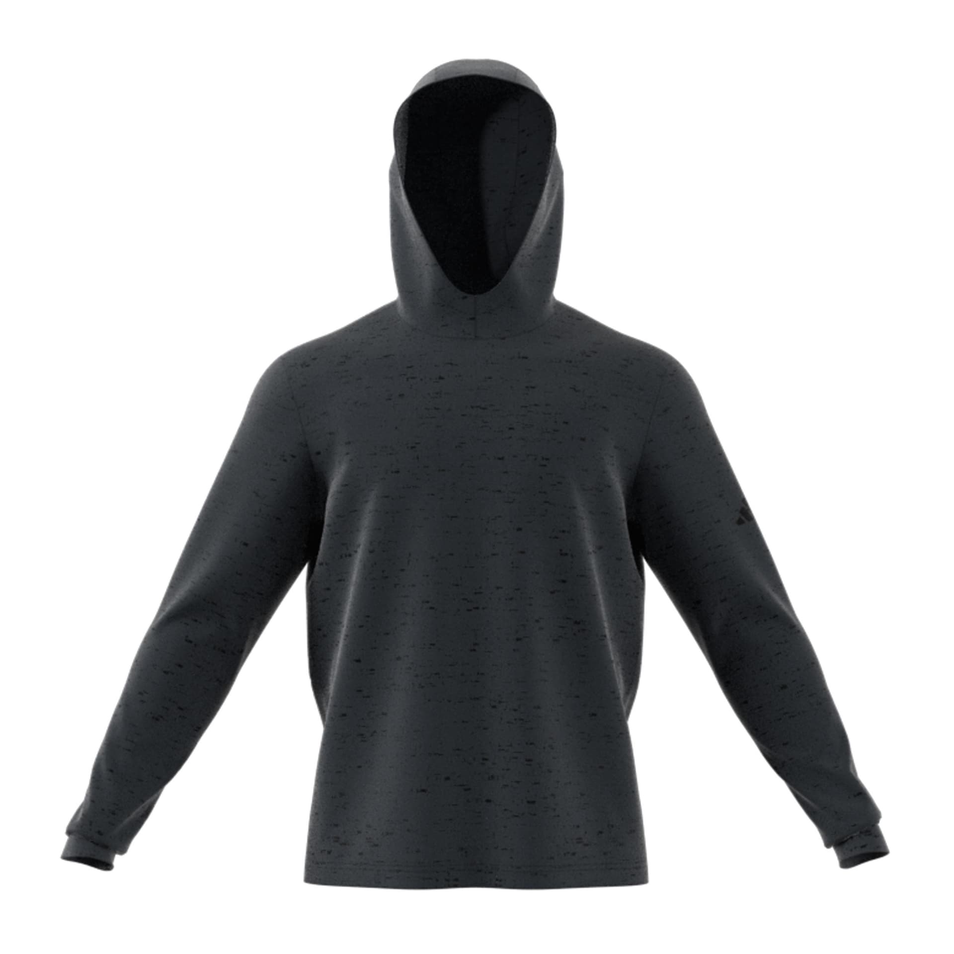 Adidas Core Printed Lightweight Hoodie - Carbon/Black/L