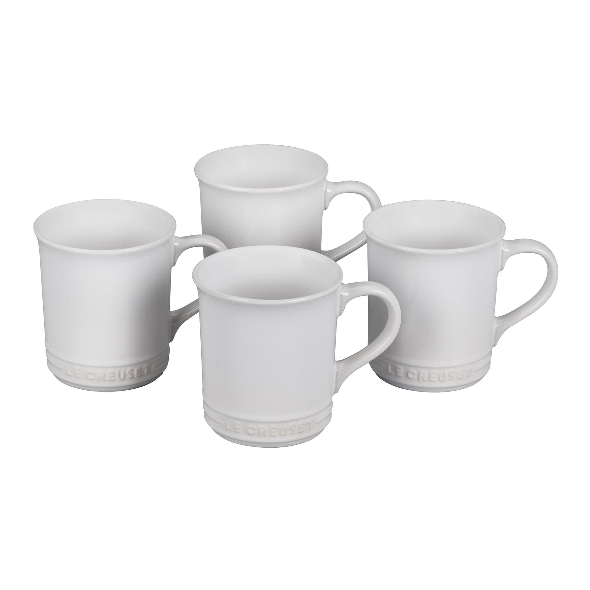Set of 4 Vancouver Mugs White