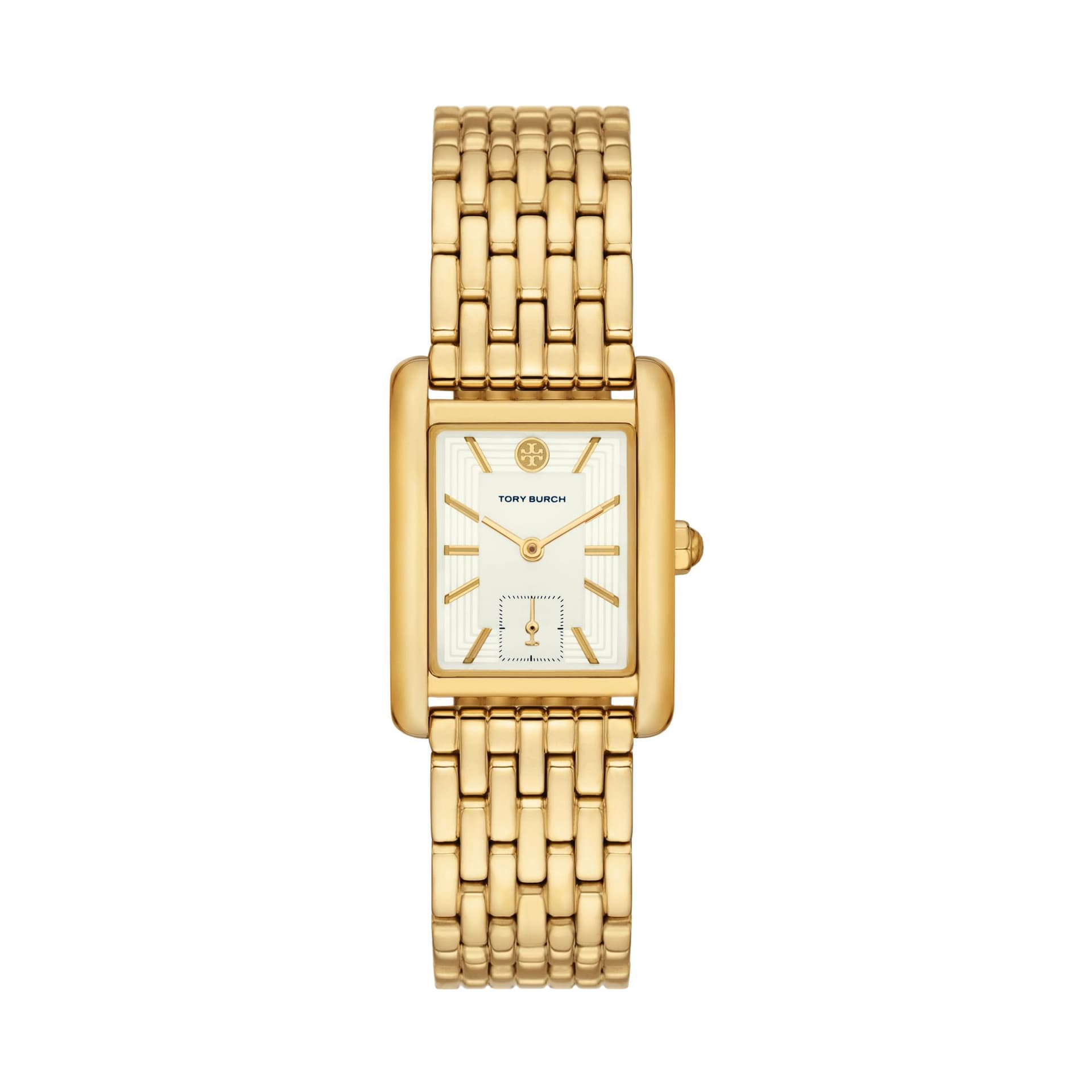 Ladies' Eleanor Gold-Tone Stainless Steel Watch White Dial