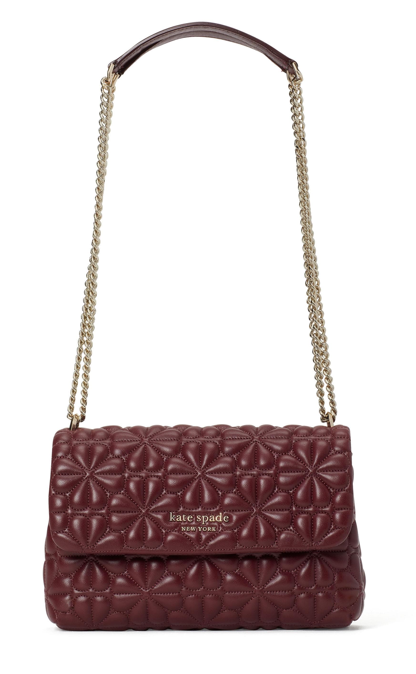 Bloom Small Flap Shoulder Bag - Grenache