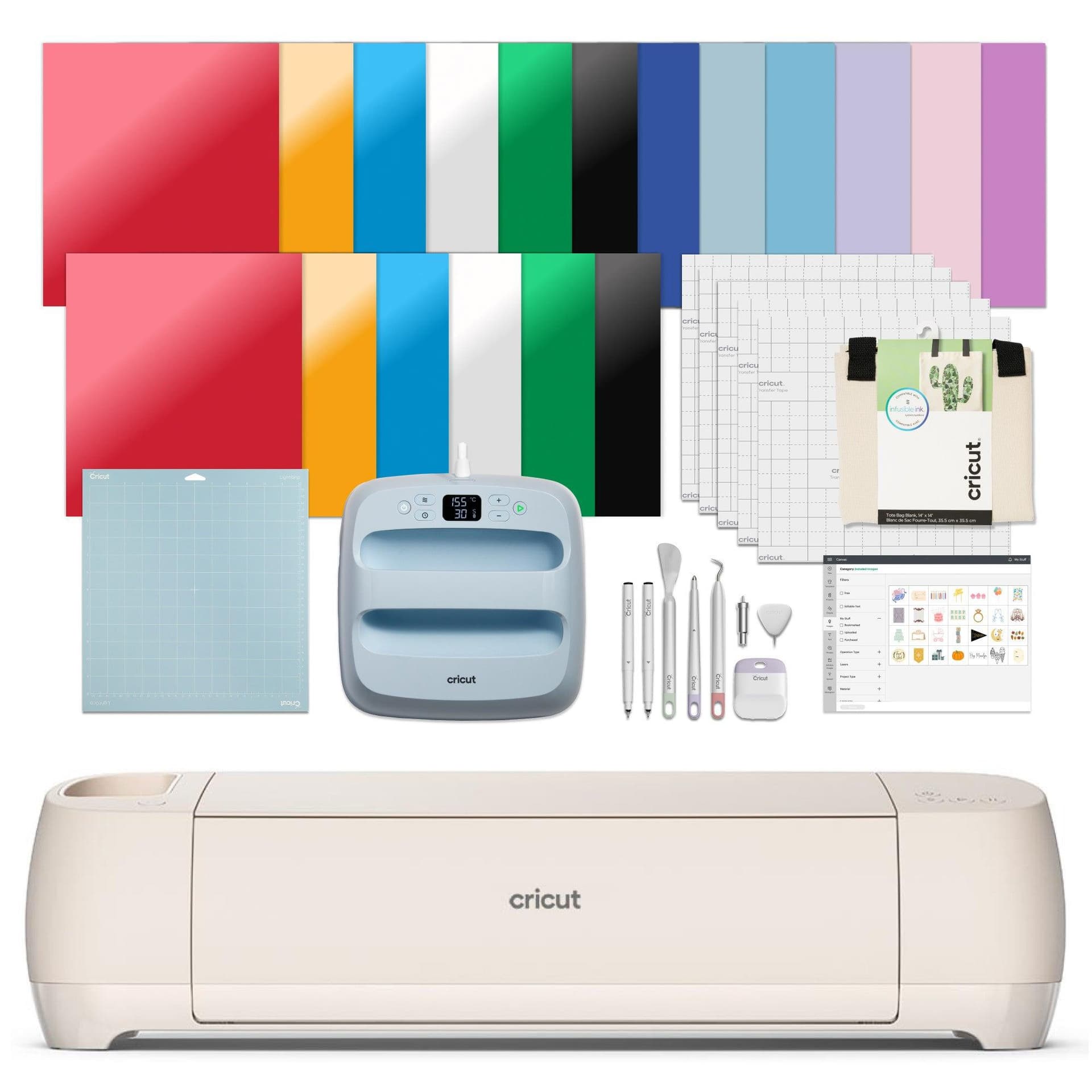 Explore 4 Smart Cutting Machine in Seashell + Essentials Plus Bundle