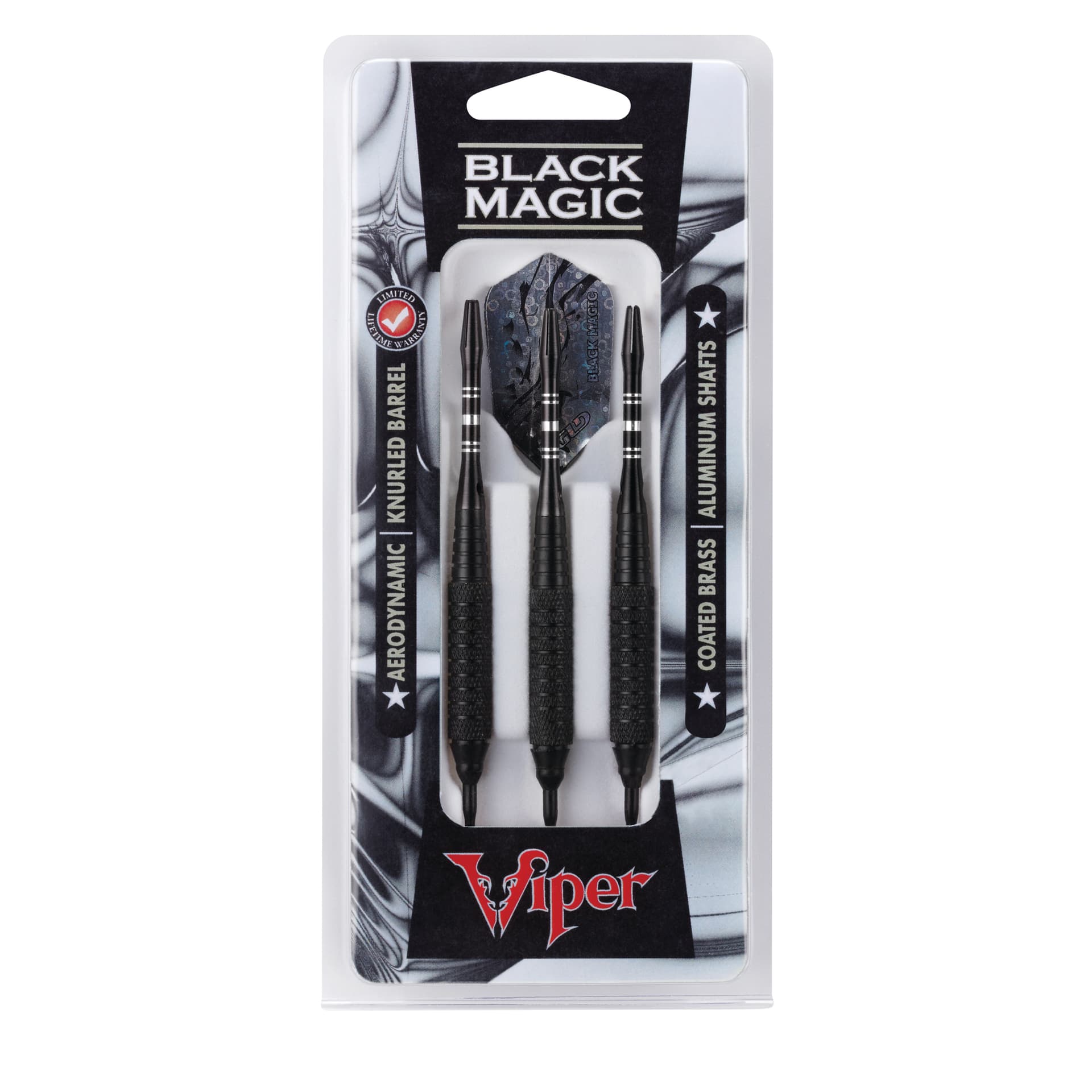 Viper Black Magic Soft Tip Darts 10 Knurled Rings 18 Grams
