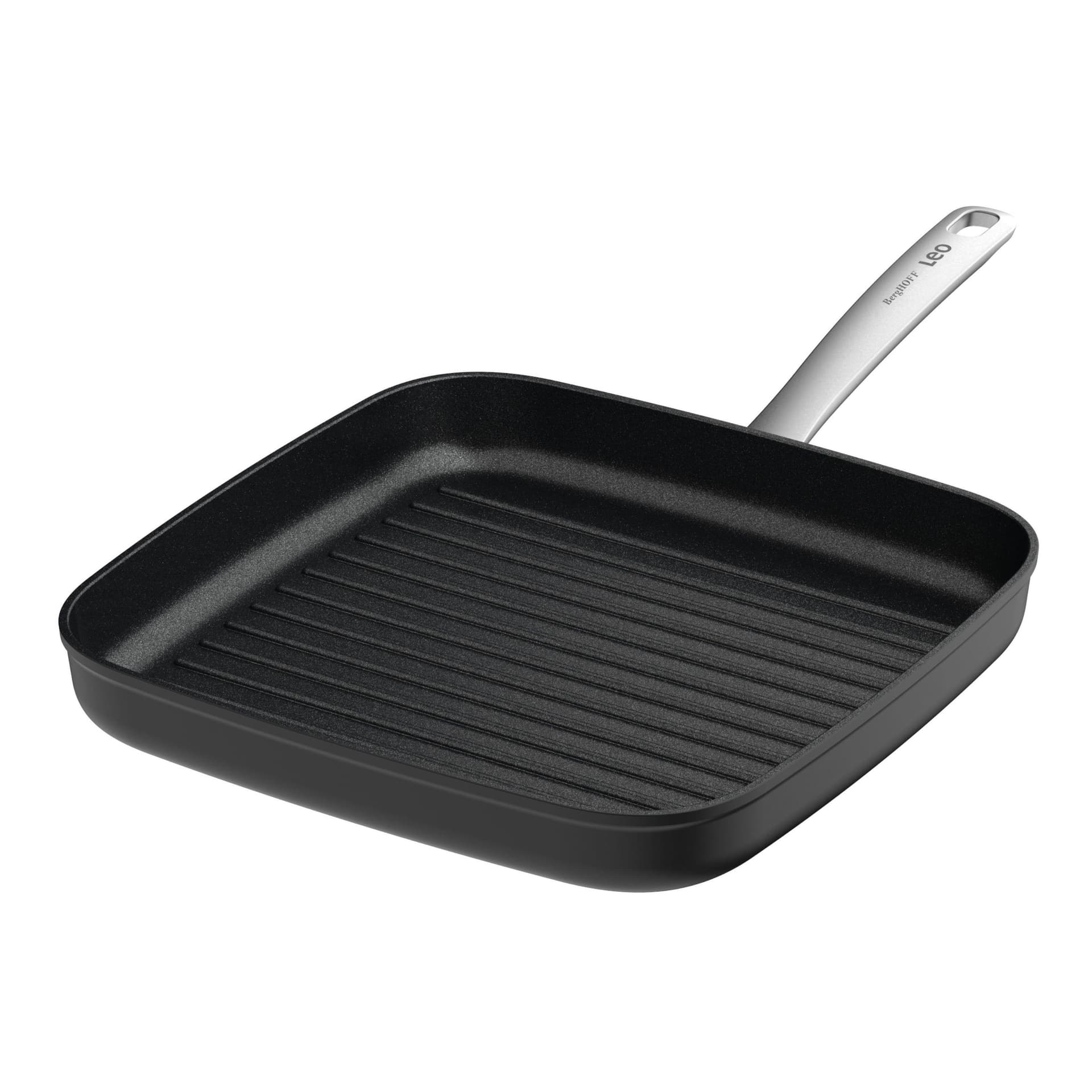 Leo Graphite 11" Recycled Alum Ceramic NS Grill Pan
