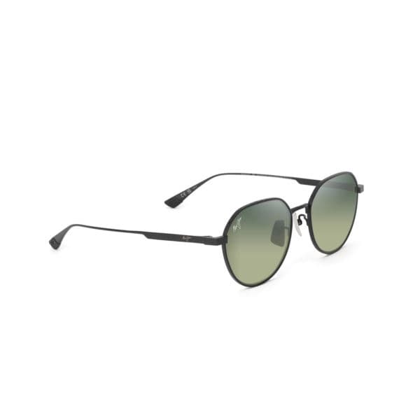 Kaulana Asian Fit Polarized Sunglasses Matte Black Frame Maui HT Lens
