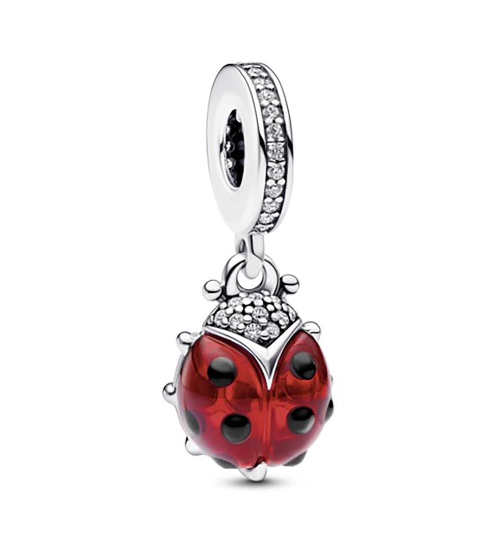 Red Ladybird Dangle Charm