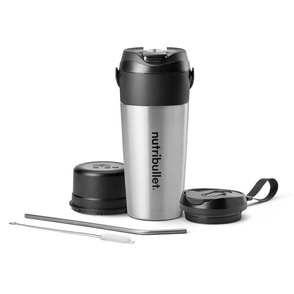 Flip Insulated Portable Blender - Stainless