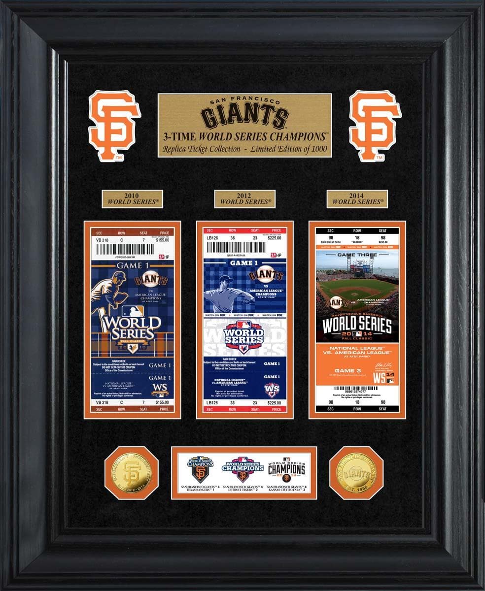 San Francisco Giants WS Deluxe Ticket Collection