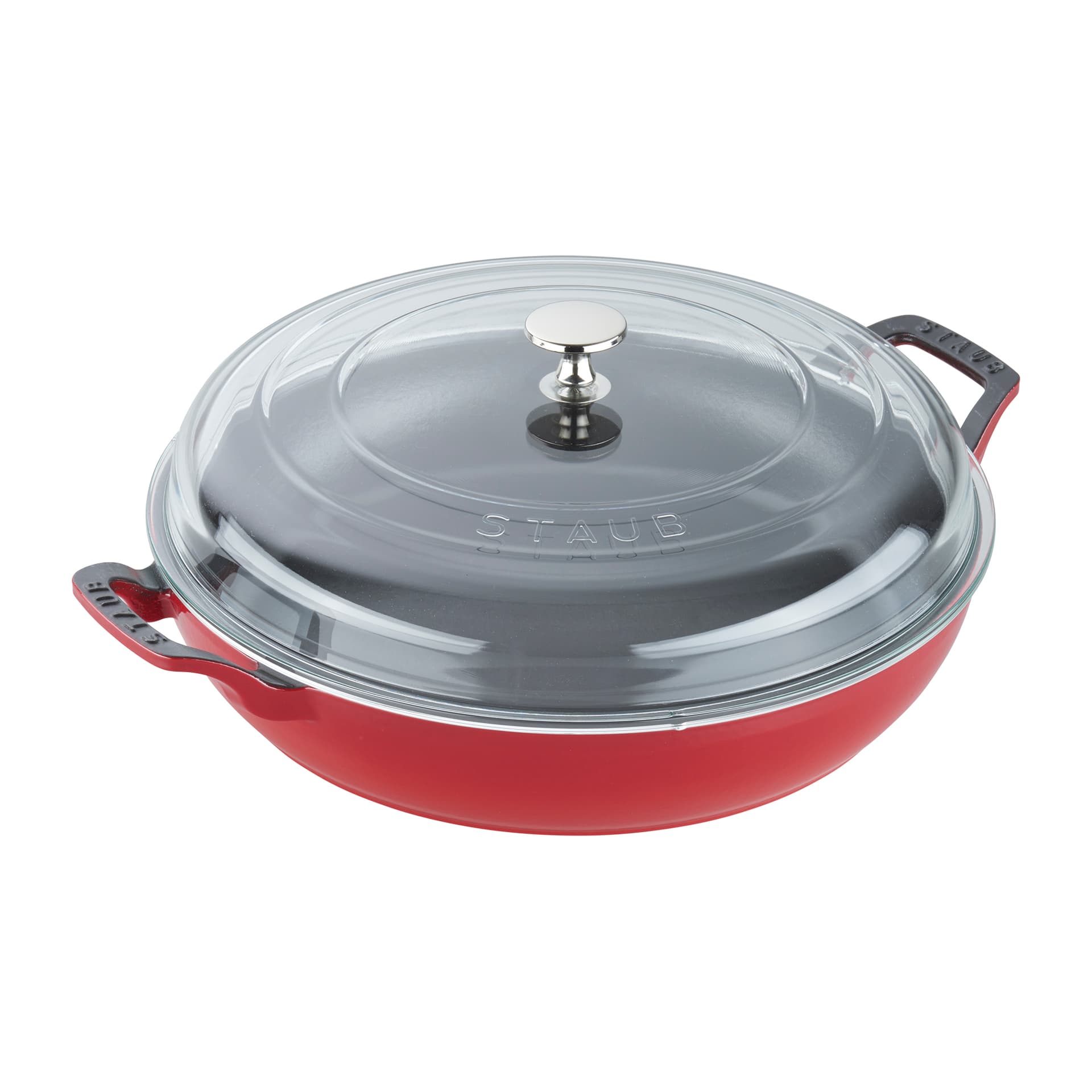 Cast Iron 3.5 Qt. Braiser with Glass Lid - Dark Blue