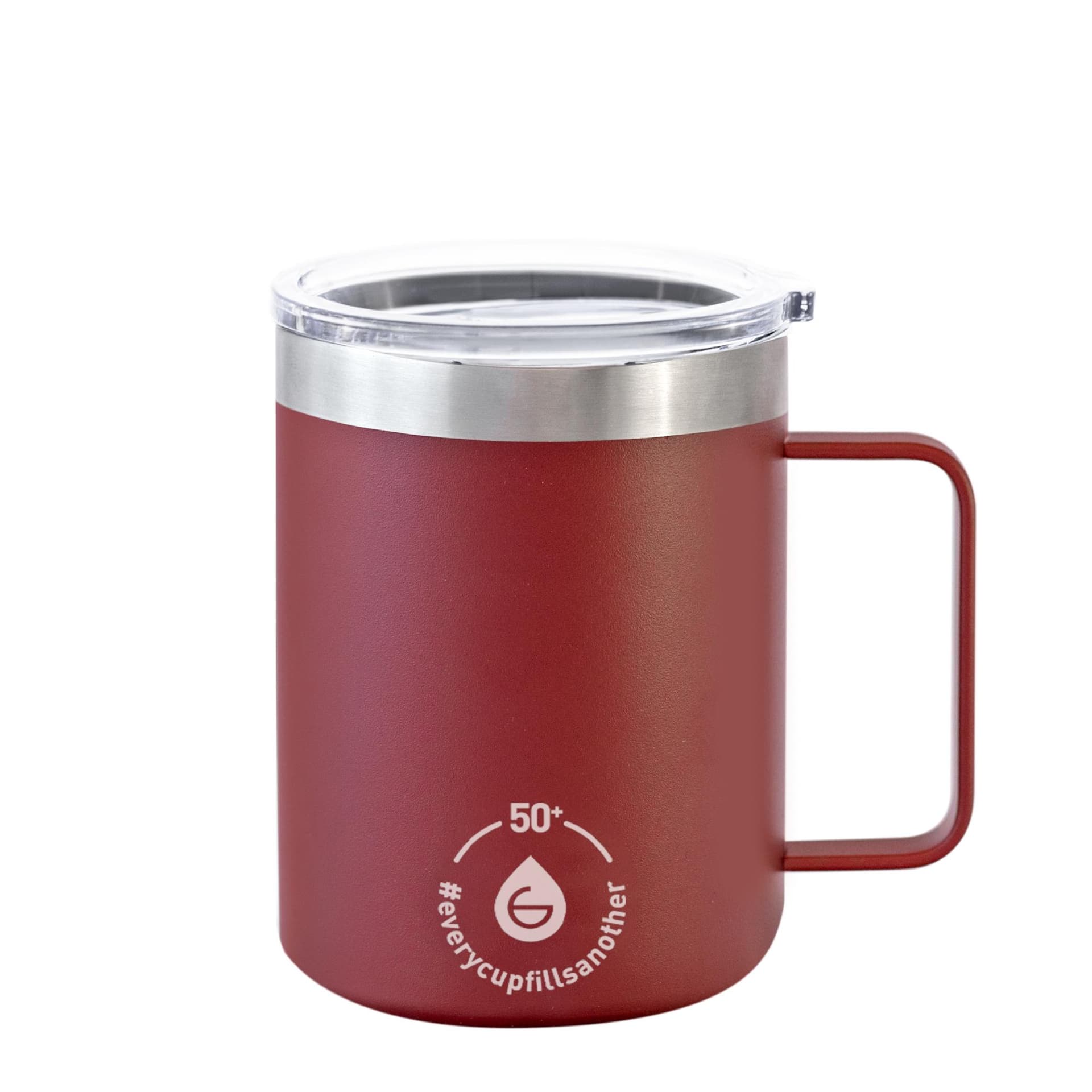 Everest Stainless Steel Insulated Mug 14 oz., Cottage Red