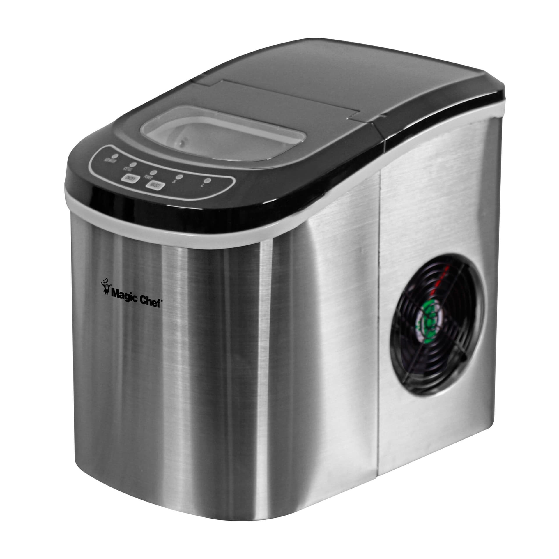 27-Lb. Portable Ice Maker in Stainless Steel