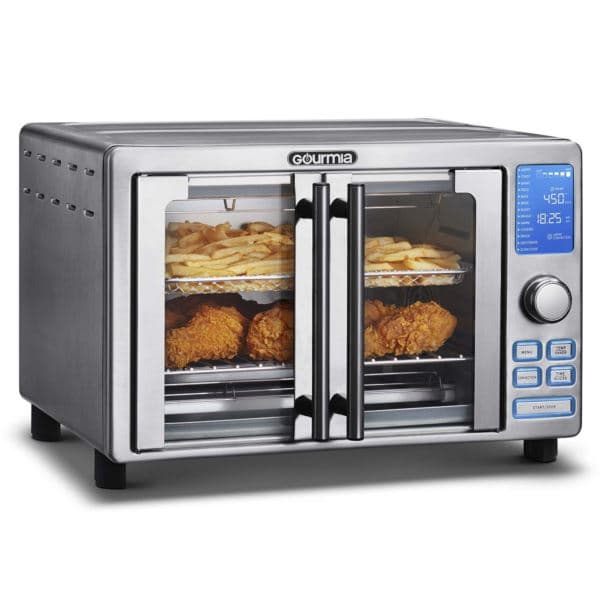 Gourmia 14-in-1 Multi-function, Digital, Stainless Steel 6-Slice Air Fryer Oven