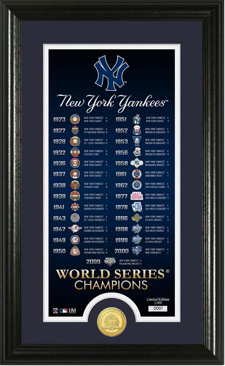 New York Yankees "Legacy" Supreme Bronze Coin Photo Mint