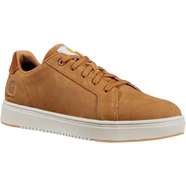 Carhartt Men's Detroit Nano Toe Leather Work Sneaker-Brown-7