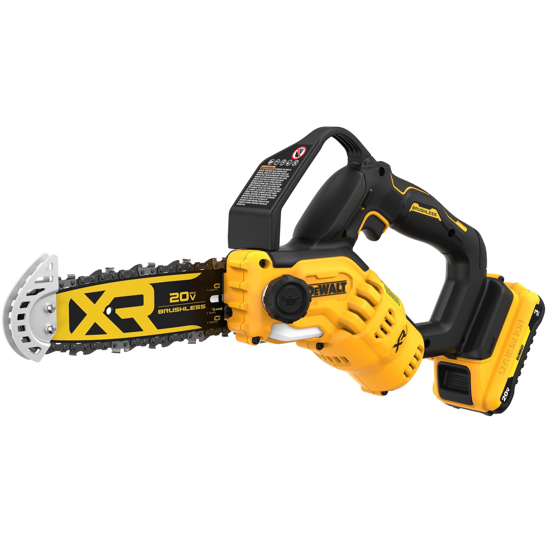 20V MAX 8" Brushless Cordless Pruning Chainsaw Kit w/ 3.0Ah Battery