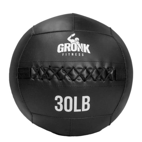 Gronk Fitness Wall Ball Black 30lb