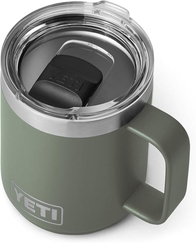 Yeti Rambler 14 oz Mug Camp Green